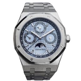 Audemars Piguet Royal Oak Perpetual Calendar Automatic Blue Dial Mens Watch 26574pt.oo.1220pt.01