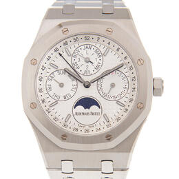 Audemars Piguet Royal Oak Prepetual Calendar Silver Dial Automatic Mens Watch 26574st.oo.1220st.01