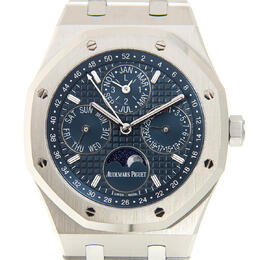 Audemars Piguet Royal Oak Prepetual Calendar Blue Dial Automatic Mens Watch 26574st.oo.1220st.02