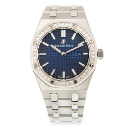 Audemars Piguet Royal Oak Smoked Blue Dial Mens Titanium Watch 67651ip.zz.1261ip.01