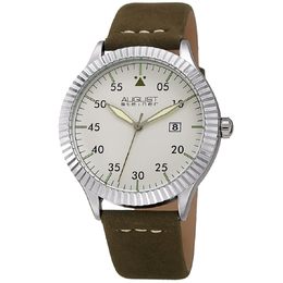 August Steiner AS8272GN Mens Watch - Silver Dial Quartz