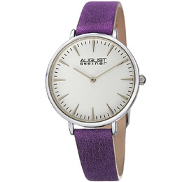 August Steiner AS8187PU White Dial Ladies' Watch