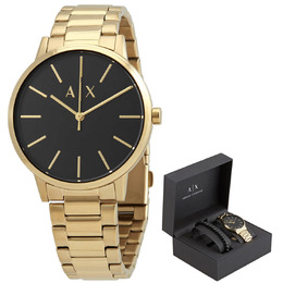 Armani Exchange Cayde Quartz Black Dial Mens Watch ax7119