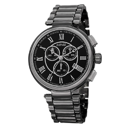 August Steiner Chronograph Black Dial Mens Watch AS8148BK