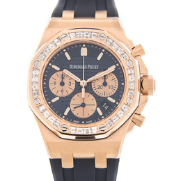 Audemars Piguet Royal Oak Chronograph Automatic Diamond Blue Dial Unisex Watch 26236orzzd027ca01