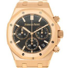 Audemars Piguet Royal Oak''50th Year Anniversary'' Chronograph Automatic Black Dial Mens Watch 26240or.oo.1320or.02