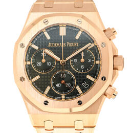 Audemars Piguet Royal Oak ''50TH ANNIVERSARY'' Chronograph Automatic Green Dial Mens Watch 26240or.oo.1320or.04