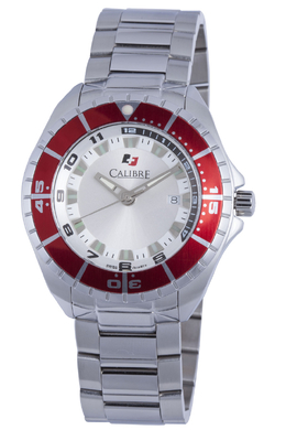 Calibre Sea Knight White Dial Stainless Steel Mens Watch SC-5S2-04-001-4 44mm