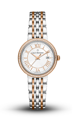 Carl F. Bucherer Adamavi Quartz Diamond Silver Dial Ladies Watch 00.10315.07.15.31