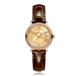 Carl F. Bucherer Adamavi Quartz Champagne Dial Ladies Watch 00.10315.07.45.01