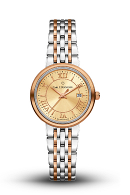 Carl F. Bucherer Adamavi Quartz Champagne Dial Ladies Watch 00.10315.07.45.21