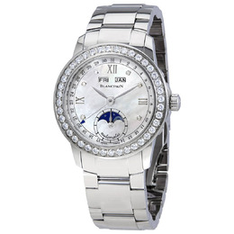 Blancpain Leman Mother Of Pearl Dial Automatic Ladies Watch 2360-4691a-71a