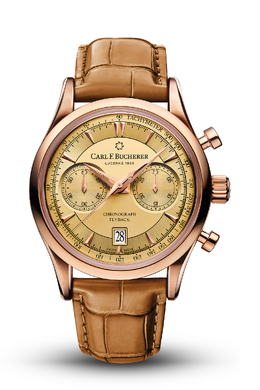 Carl F. Bucherer Manero Flyback Chronograph Automatic Champagne Dial Watch 00.10919.03.43.01