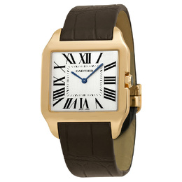 Pre-Owned Cartier Santos-Dumont Ivory Dial Mens Watch W2006951