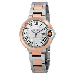 Cartier Ballon Bleu De Cartier Automatic Silver Dial Ladies Watch w2bb0023