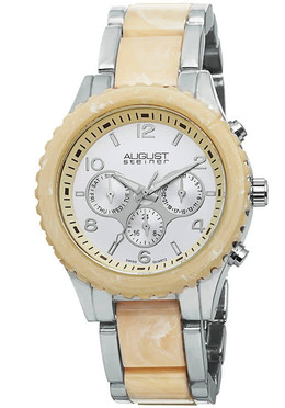 August Steiner Silver Dial Ladies Watch as8093ss
