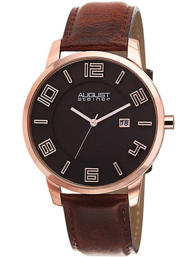 August Steiner Black Mens Watch AS8108RG