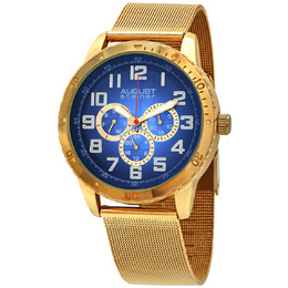 August Steiner Blue Dial Mens Watch as8115yg