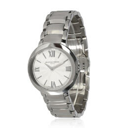 Pre-owned Baume & Mercier Promesse Quartz Silver Dial Ladies Watch moa10157