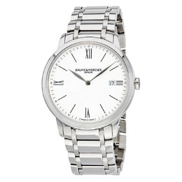 Baume & Mercier Classima White Dial Mens Watch 10354 m0a10354