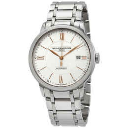 Baume & Mercier Classima Automatic Silver Dial Mens Watch 10374