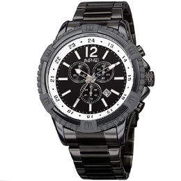 August Steiner Chronograph Quartz Black Dial Mens Watch as8229bk