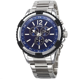August Steiner Chronograph Blue Dial Mens Watch AS8229SSBU