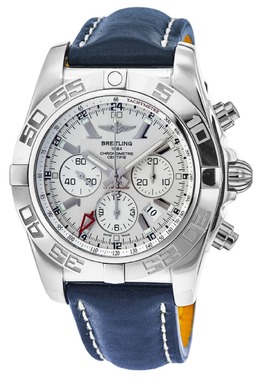 Breitling Chronomat Chronograph Automatic Chronometer Silver Dial Mens Watch ab041012/g719-101x