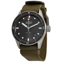 Blancpain Fifty Fathoms Bathyscaphe Meteor Grey Dial Automatic Mens Watch 5000-1110-naka