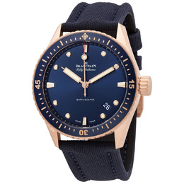 Blancpain Fifty Fathoms Automatic Blue Dial Mens Watch 5000-36s40-o52a