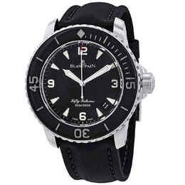 Blancpain Fifty Fathoms Automatique Black Dial Mens Watch 5015-1130-52a