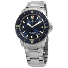 Blancpain Fifty Fathoms Automatic Blue Dial Mens Watch 5015 12b40 98