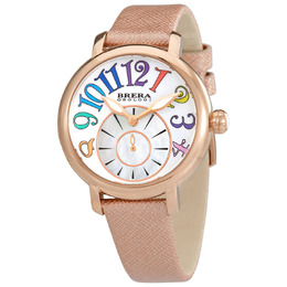 Brera Orologi Valentina Modern Quartz White Dial Ladies Watch brvamo3802-rgd-saf