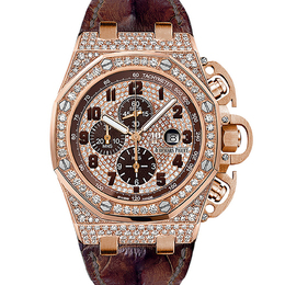 Audemars Piguet Royal Oak Offshore Diamond Pave Dial Automatic Mens Chronograph Watch 26215or.zz.a801cr.01