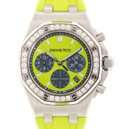 Audemars Piguet Royal Oak Offshore Chronograph Automatic Diamond Green Dial Mens Watch 26231st.zz.d038ca.01