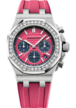 Audemars Piguet Royal Oak Offshore Pink Dial Ladies Chronograph Watch 26231st.zz.d069ca.01