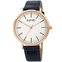 August Steiner AS8284RGBU - Men's Quartz Analog Watch with White Dial and Composite Case