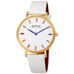 August Steiner Quartz White Dial Ladies Watch as8287wt