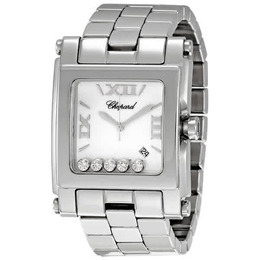 Chopard Happy Sport Square Diamond Ladies Watch 28/8467
