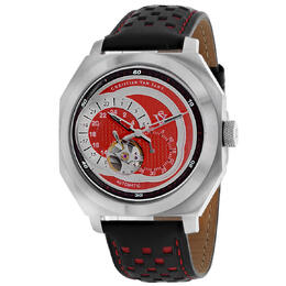 Christian Van Sant Machina Automatic Red Dial Mens Watch CV0561