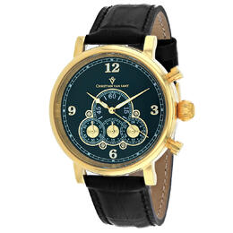 Christian Van Sant Dominion Chronograph Quartz Green Dial Mens Watch cv0714
