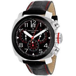 Christian Van Sant Grand Python Chronograph Quartz Black Dial Mens Watch cv3au1