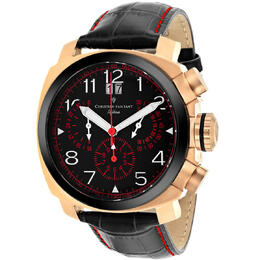 Christian Van Sant Grand Python Chronograph Quartz Black Dial Mens Watch cv3au8