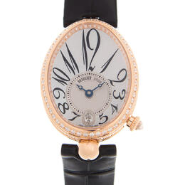 Breguet Reine de Naples Diamond White Mother of Pearl Dial Ladies Watch 8918br/58/964/d00d