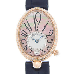 Breguet Reine de Naples Champagne Mother of Pearl Dial Automatic Ladies Watch 8918br/5t/964.d00d