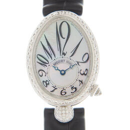 Breguet Reine De Naples Automatic Diamond White Dial Ladies Watch 8928bb5w944dd0d3l