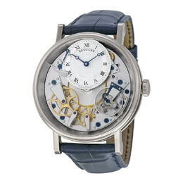 Breguet Tradition Skeleton Dial 18kt White Gold Mens Watch 7057bb/11/9w6