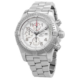 Breitling Super Avenger Chronograph Automatic White Dial Mens Watch a1337011/a562.135a
