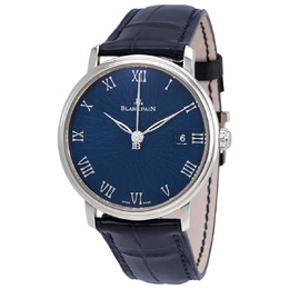 Blancpain Villeret Ultra Slim Blue Dial Mens Watch 6223c-1529-55a