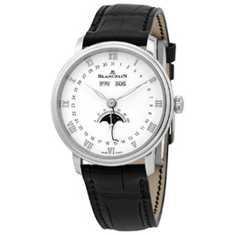 Blancpain Villeret Ultraplate Automatic White Dial Mens Watch 6264 1127 55b
